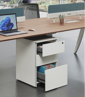 Meuble de Rangement Vertical Moderne à 3 Tiroirs en Acier pour Bureau, Maison, École, Hôtel, Hôpital - Vente Flash