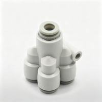 Raccord pneumatique réducteur en Y 5 voies KQ2UD PRG, connecteur rapide pour tuyau d'air 1 à 4, pour tubes PU 4mm 6mm 8mm 10mm
