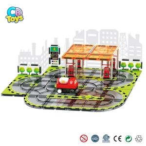 <span class=keywords><strong>City</strong></span> <span class=keywords><strong>Builder</strong></span> Set di 30 Pezzi Piastrelle Magnetiche Stazione di Servizio 3D Blocchi Costruzioni Fai da Te Giocattolo Educativo STEM per Bambini e Bambine - Product Image 1