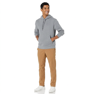 Sudadera con Capucha Extra Grande para Hombre, Estilo Urbano, Sudadera de Forro Polar, Sudadera Térmica de Invierno - Product Image 1