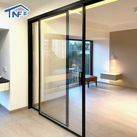 Puerta Corredera de Vidrio para Patio, de Aluminio, con Aislamiento Térmico Moderno AS2047, Marco Delgado, Insonorizada, para Uso Exterior e Interior