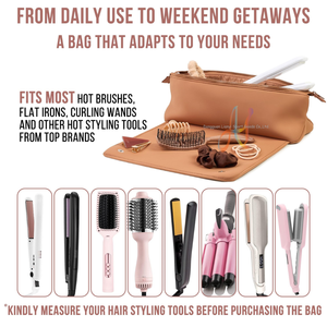 Bolsa <span class=keywords><strong>de</strong></span> Viaje <span class=keywords><strong>de</strong></span> Neopreno Personalizada <span class=keywords><strong>de</strong></span> Fábrica SIN STOCK con Bolsillos Interiores y Tapete Resistente al Calor para Planchas y Alisadores <span class=keywords><strong>de</strong></span> Cabello - Product Image 5