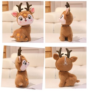 Peluche personnalisée de 20 cm, cerf en peluche, poupée en peluche, pendentif cerf, porte-clés en peluche - Product Image 5