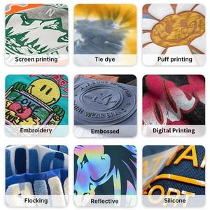 热销批发 230 克 100% 棉男式短袖 T 恤 纯色染色 纯色定制徽标休闲 T 恤 热升华印花 - Product Image 6