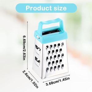 Mini Bamboo Stainless Steel Manual Cheese Grater Eco-Friendly Fruit/Vegetable Ginger Chopper Garlic Chocolate Slicer Kitchen - Product Image 3