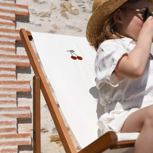 Chaise longue de plage personnalisée pour enfants, chaises de plage pour enfants avec logo, chaise longue de plage pliable réglable en bois pour enfants - Product Image 2