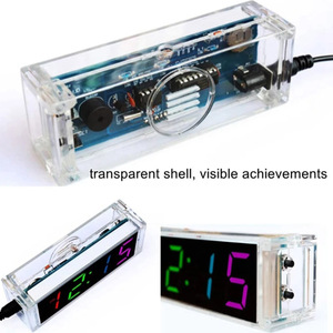 Colorful Digital <strong>Clock</strong> Electronic <strong>Kit</strong> DIY Parts Component Set Electronic <strong>Clock</strong> Welding <strong>Making</strong> Experiment <strong>Kit</strong> - Product Image 3