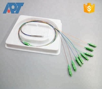 Prix usine Répartiteur PLC à fibre optique de type MINI 1x2 1x4 1x8 1x16 UPC/APC SC Mini tube en acier Répartiteur PLC optique de haute qualité