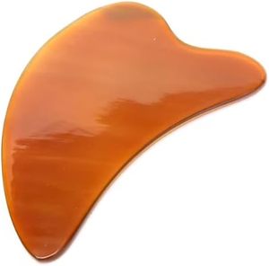 Planche de massage Gua Sha personnalisée en corne de bœuf naturelle pour soulager les nœuds musculaires, outil de raclage corporel et facial, pierre de drainage lymphatique - Product Image 1