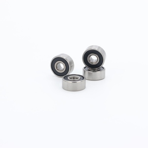 Hoogwaardig miniatuur R2ZZ/RS flenskogellager 6,35x9,525x3,175mm diepe groef roestvrij staal chroomstaal kogels afgeschermd - Product Image 6