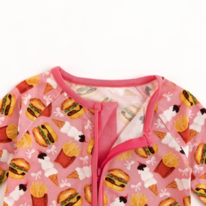 Miozing Bebek Uyku Tulumu Yürümeye Başlayan Çocuk Pijama Takımı 180gsm Bambu Bebek Kıyafetleri Zarf Yaka Bebek Tulumu Hemen Gönderime Hazır Bebek Kıyafetleri - Product Image 6