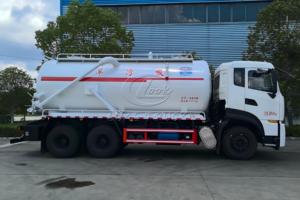 TIANLONG KL 6x4 Sewer Tanker Truck Cummins 320HP 18-22CBM Tank Optional Imported Vacuum Pump Custom Export Sewage Vacuum Truck - Product Image 3