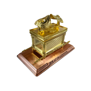 Juego de 4 Estatuas del Arca de la Alianza, Bañadas en Oro, Figuras Decorativas Religiosas Judías para Iglesia - Product Image 6