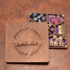 2024 Hot Bán Dungeon và rồng phụ kiện bằng gỗ <span class=keywords><strong>DND</strong></span> Xúc xắc hộp tùy chỉnh cho người lớn - Product Image 2