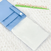 Snel drogende verpleegsterspenhouder, gepersonaliseerde kleur, polyester spandex, praktische penzak met clip voor dokters