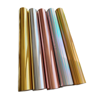 Film de lamination holographique à haute barrière personnalisé en usine, matériau PET écologique pour couverture de livre et carte