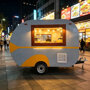 Carrito de Hamburguesas con Certificación CE, Camión de Catering Móvil para Té, Remolque de Comida para Waffles con Certificación DOT - Product Image 1