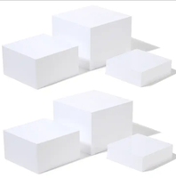 Cube en acrylique personnalisé Présentoir à gâteaux et desserts pour l'organisation de la boîte de présentation des aliments de table de buffet