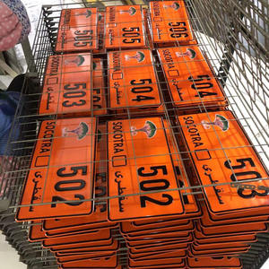 Placas de Matrícula Reflectantes de Aleación de Aluminio para Automóviles, Estándar Estadounidense, Placas de Matrícula Artesanales Semiterminadas, Fotografías de Marcas Reconocidas - Product Image 5