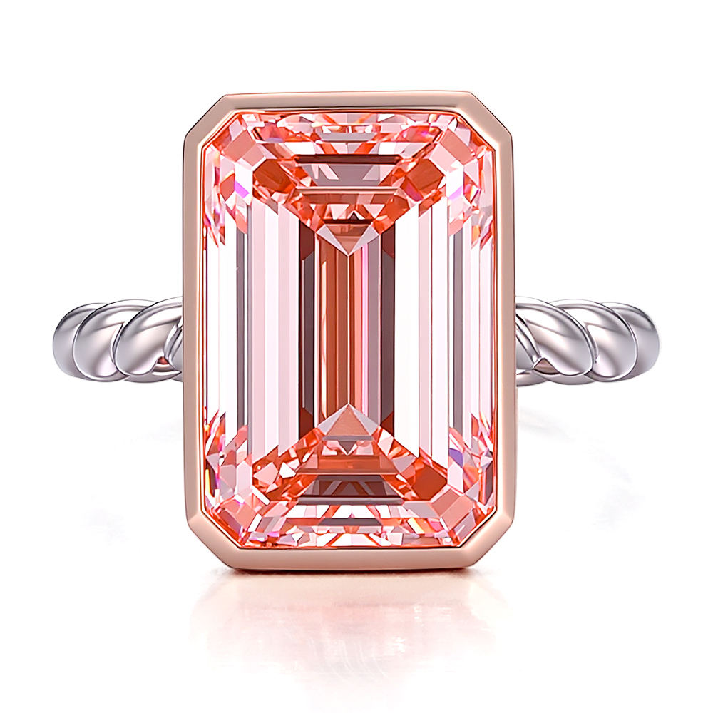 แหวนเพชรแล็บทองแท้ 14k