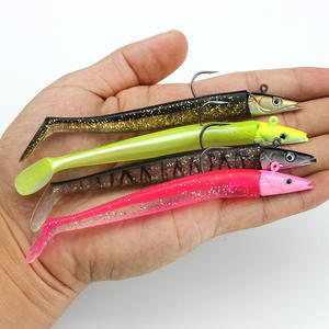 Leurre souple bicolore Weihe Sports en PVC, 12 cm, 16 g, avec tête plombée, hameçons, 5 couleurs, pour <span class=keywords><strong>eau</strong></span> douce et <span class=keywords><strong>eau</strong></span> <span class=keywords><strong>de</strong></span> <span class=keywords><strong>mer</strong></span>, appât souple transfrontalier - Product Image 4