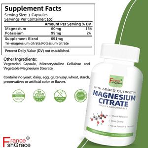 Nuevo Suplemento de Citrato de Magnesio con Potasio para Mejorar la Calidad del Sueño, Función Nerviosa y Soporte Electrolítico - Product Image 2