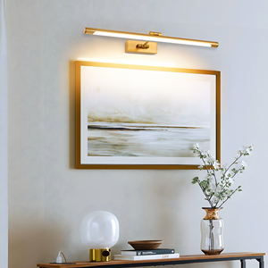 Applique murale LED moderne en fer E26 12W, CRI 95 élevé, étanche IP44 pour salle de bain et salon - Product Image 4