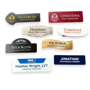 Tùy Chỉnh Phong Cách Cổ Kim Loại Tên Tag Pin Bạc Hình Chữ Nhật Tên Nơi Laser Khắc Logo Từ Tên Thương Hiệu Huy Hiệu - Product Image 6