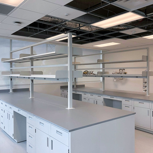 CARTMAY Durable <strong>Medical</strong> <strong>Laboratory</strong> Furniture Steel <strong>Lab</strong> Bench With Electrical Outlet For Hospitals And Chemistry Labs - Product Image 4
