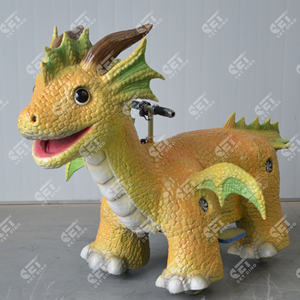 Tour à jetons de style <span class=keywords><strong>dessin</strong></span> <span class=keywords><strong>animé</strong></span> sur <span class=keywords><strong>dinosaure</strong></span> pour enfants voiture de <span class=keywords><strong>dinosaure</strong></span> conduire autour - Product Image 1