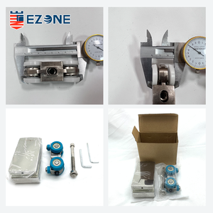 <span class=keywords><strong>EZONE</strong></span> Hochwertige SUS304 Edelstahl Untere Befestigungsklammer Faltbare Glastür-Scharniere Umweltfreundlich <span class=keywords><strong>100</strong></span>° Öffnungswinkel Modern - Product Image 2