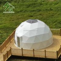 Fournisseur d'usine, dôme géodésique de 6 m de diamètre, tentes de camping en plein air, tentes igloo