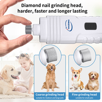 Ponceuse à ongles électrique silencieuse pour chiens et chats – Soin des pattes – Polisseuse pour animaux de compagnie