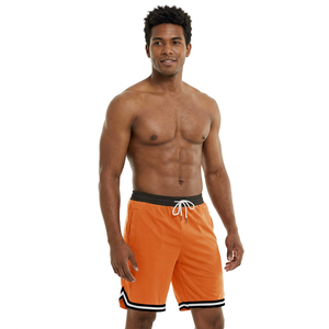 Shorts de sport décontractés pour hommes, respirants, écologiques, en maille personnalisée, pour le basketball et la course à pied, séchage rapide, polyester/nylon, vente en gros - Product Image 1