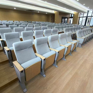 Tissu de haute qualité chaises d'auditorium modernes chaises d'église salles de conférence du gouvernement scolaire chaises en rangée cinéma bureau à domicile - Product Image 1