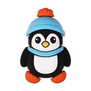 New Arrival Best-Selling Penguin 3D Stereo <b>Silicone</b> Loose Decorative Cartoon DIY Jewelry Accessories Stringing <b>Beads</b> - Product Image 5