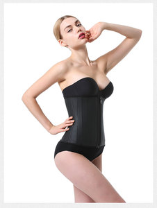 Cộng Với Kích Thước Thoáng Khí Công Ty Điều Khiển Máy Ép Của Phụ Nữ Latex Corset Huấn Luyện Viên 25 Thép Xương Eo Cincher Bụng Giảm Béo Shapewear Cho - Product Image 4