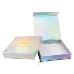 Custom Eco-Friendly <b>Recycled</b> Materials Delicate Appearance China Wholesale Lid <b>Box</b> Magnet Holographic Magnetic Cardboard Boxes - Product Image 5