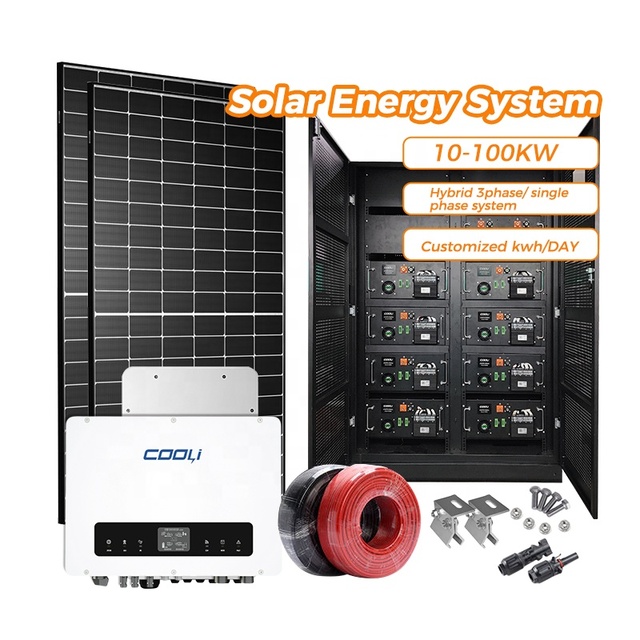 30Kw Hybrid Energy Storage 50/100Kw Solar Energy System Hybrid Solar System Price 10kw Solar Power System Complete Hybrid Set