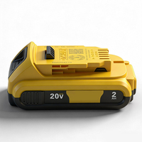 Batterie de remplacement au lithium-ion 20V 2.0Ah compatible avec Dew DCB202 pour outils électriques sans fil