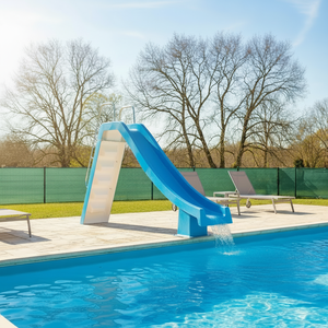 Tobogán Acuático de Fibra de Vidrio Resistente para Niños y Adultos, Servicio de Procesamiento de Curvado, Tobogán para Parque Acuático y Piscina - Product Image 4