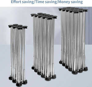 Banco de Trabajo Plegable de Acero Inoxidable de Grado Industrial con Patas Tipo Araña, Caballete Portátil con Patas Telescópicas y Bolsa de Transporte, OEM Disponible - Product Image 5