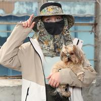 Topi Bucket Anti Air dengan Logo Custom untuk Bersepeda & Memancing Sehari-hari, Cocok untuk Aktivitas Luar Ruangan, Cepat Kering, dan Melindungi dari Sinar Matahari