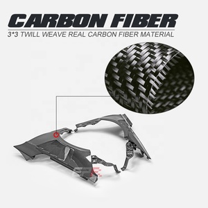 Guardabarros Delantero para Honda Civic Type R MK6 FL5 (2011-2016) EPA, Fibra de Carbono Real Personalizada, Hecho en China - Product Image 6