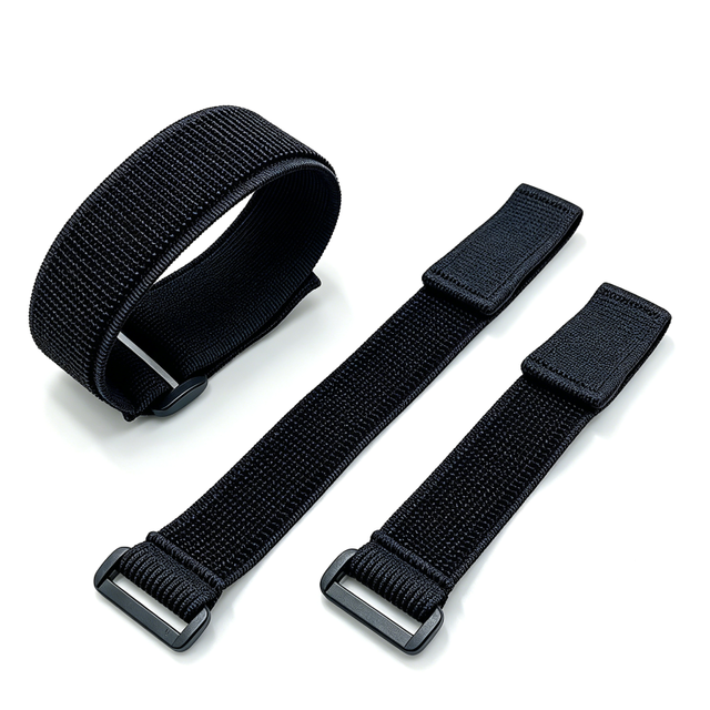 Hot Sale Adjustable Non-Snag Knitted Elastic Hook Loop Buckle Straps for Cable Management & Sports Limb Fixing