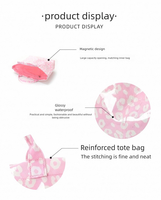 Nouveau sac fourre-tout d'été en PVC imperméable grande capacité à imprimé léopard, style européen et américain, pour femme, haut de gamme, mode, pour le quotidien, fermeture ouverte