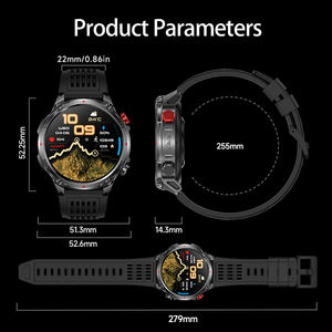 Reloj Deportivo HKSF HT45 con GPS, Batería de Ultra Larga Duración de 1100 mAh, Linterna LED de Alta Luminosidad para Actividades al Aire Libre, Resistente al Agua IP68 - Product Image 6