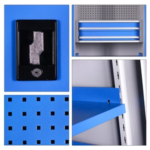 Équipement d'atelier robuste Armoires <span class=keywords><strong>de</strong></span> <span class=keywords><strong>garage</strong></span> en acier Stockage d'atelier à double <span class=keywords><strong>porte</strong></span> Stockage d'atelier - Product Image 4