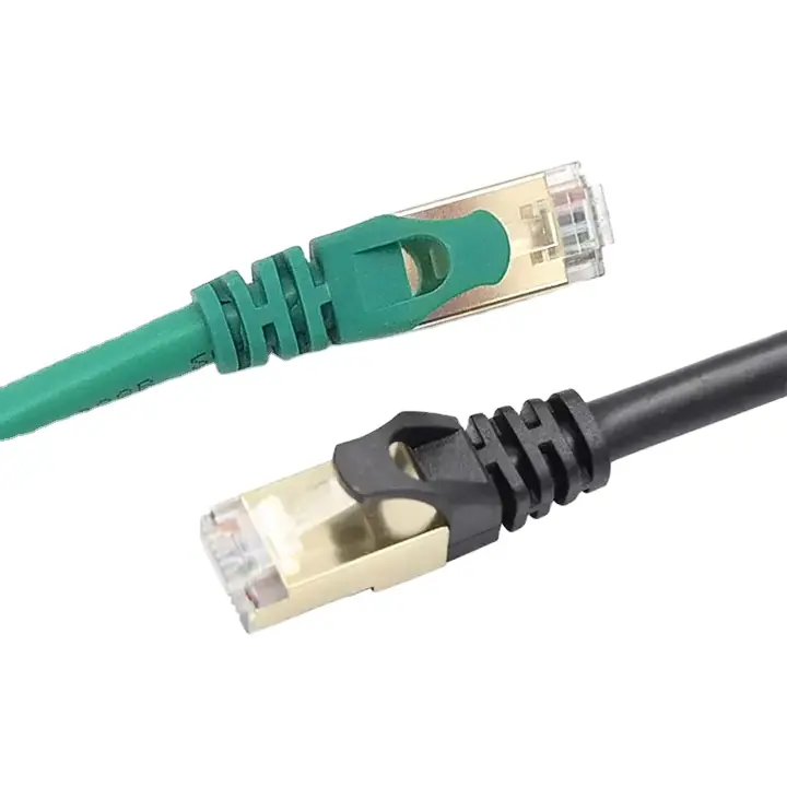 High Quality Sftp Cat6a Utp 2m 3m 5m 10m Rj45 Utp Ftp Cat6a 23awg Ethernet Lan Network Cable Internet Computer Patch Cord