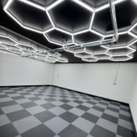 Dalles de sol modulaires antidérapantes pour garage, lavage de voitures et detailing, en plastique